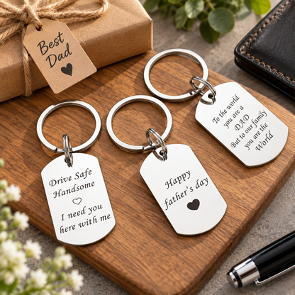 Personalized Tag Keychain