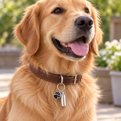 Pet Memorial Urn Keychain